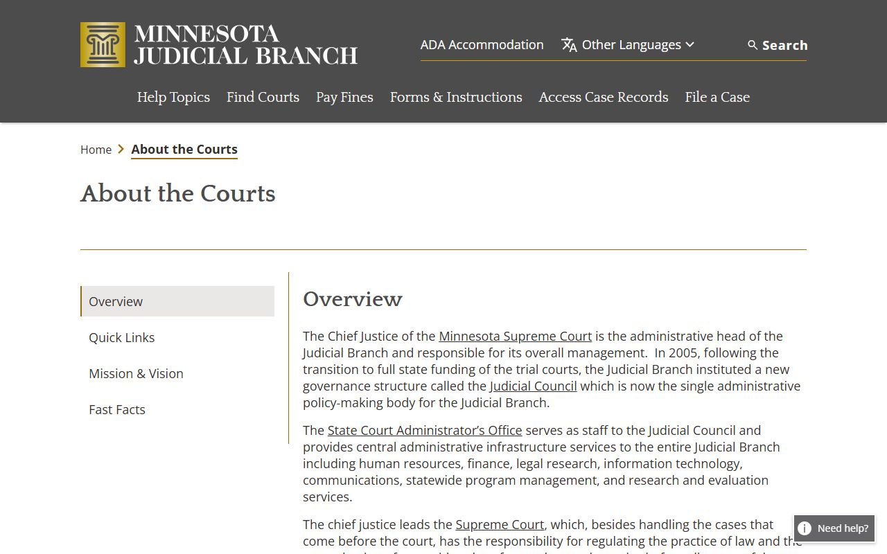 Carlton County court records Minnesota court structure