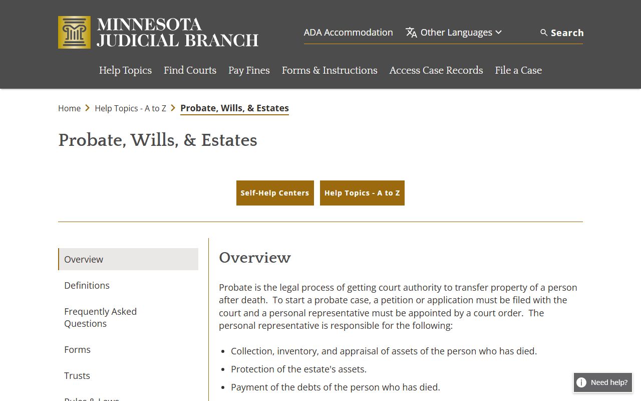 Carlton County probate records probate wills and estates